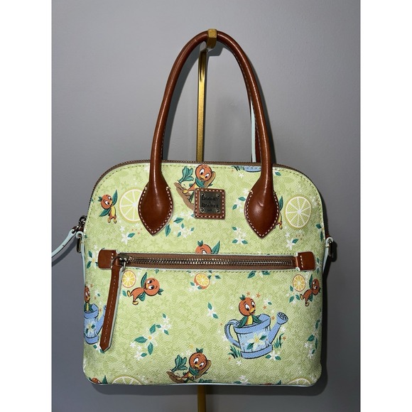 Dooney & Bourke Disney Orange Bird Satchel Bag Epcot International‎ Flower 2022 - Picture 1 of 14